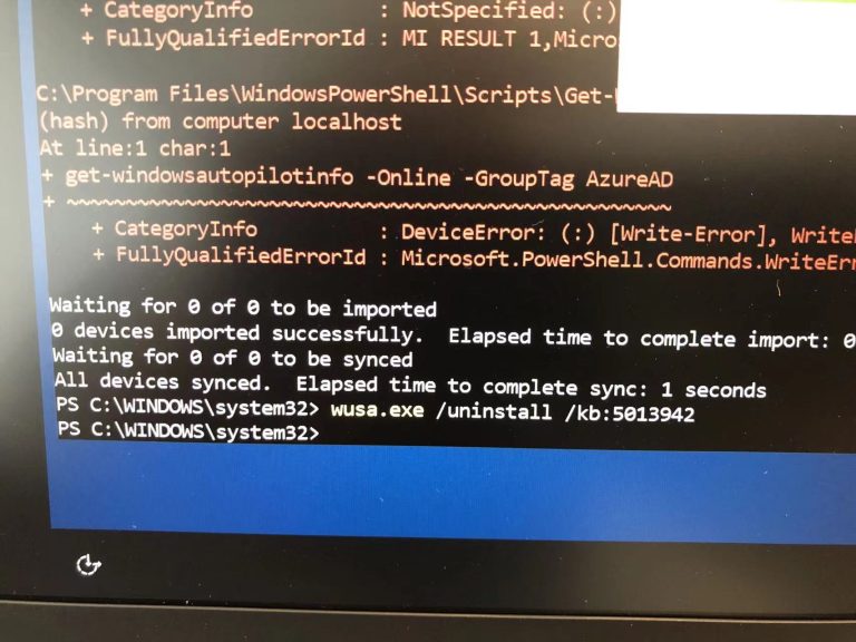 how-to-fix-unable-to-get-device-data-hash-for-intune-autopilot